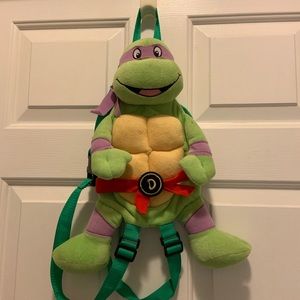 Retro Ninja Turtle Plush Backpack